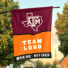Aggies vs Custom Team House Divided Flag, College Custom Flag