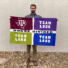 Aggies vs Custom Team House Divided Flag, Custom NCAA Flag 2 Aggies vs Custom Team House Divided Flag, Custom NCAA Flag
