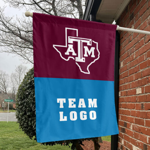 Aggies vs Custom Team House Divided Flag, Custom NCAA Split Team Flag Aggies vs Custom Team House Divided Flag, Custom NCAA Split Team Flag