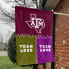 Aggies vs Custom Team House Divided Flag, Custom Rivalry Flag 1 Aggies vs Custom Team House Divided Flag, Custom Rivalry Flag
