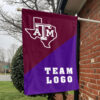 Aggies vs Custom Team House Divided Flag, Custom Spirit Flag 1 Aggies vs Custom Team House Divided Flag, Custom Spirit Flag