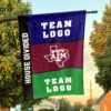 Aggies vs Custom Team House Divided Flag, Custom Split Flag