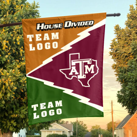 Aggies vs Custom Team House Divided Flag, Custom Team Flag Aggies vs Custom Team House Divided Flag, Custom Team Flag
