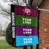 Aggies vs Custom Team House Divided Flag, NCAA College Flag 1 Aggies vs Custom Team House Divided Flag, NCAA College Flag