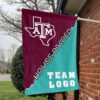 Aggies vs Custom Team House Divided Flag, Personalized House Flag 1 Aggies vs Custom Team House Divided Flag, Personalized House Flag