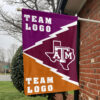 Aggies vs Custom Team House Divided Flag, Personalized Team Flag 1 Aggies vs Custom Team House Divided Flag, Personalized Team Flag