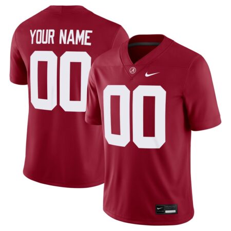 Alabama Crimson Tide  Custom Football Game Jersey – Crimson, Limited Replica Fan Edition