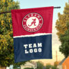 Alabama vs Custom Team House Divided Flag, College Custom Flag