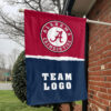Alabama vs Custom Team House Divided Flag, College Custom Flag 1 Alabama vs Custom Team House Divided Flag, College Custom Flag
