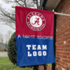 Alabama vs Custom Team House Divided Flag, Custom College Flag 1 Alabama vs Custom Team House Divided Flag, Custom College Flag