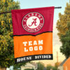 Alabama vs Custom Team House Divided Flag, Custom Game Day Flag