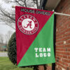 Alabama vs Custom Team House Divided Flag, Custom NCAA Flag 1 Alabama vs Custom Team House Divided Flag, Custom NCAA Flag