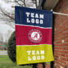 Alabama vs Custom Team House Divided Flag, Custom Team Flag 1 Alabama vs Custom Team House Divided Flag, Custom Team Flag