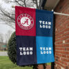 Alabama vs Custom Team House Divided Flag, NCAA Custom Flag 1 Alabama vs Custom Team House Divided Flag, NCAA Custom Flag