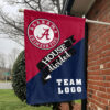 Alabama vs Custom Team House Divided Flag, NCAA Split Flag 1 Alabama vs Custom Team House Divided Flag, NCAA Split Flag