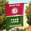 Alabama vs Custom Team House Divided Flag, Personalized Spirit Flag