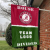 Alabama vs Custom Team House Divided Flag, Personalized Spirit Flag 1 Alabama vs Custom Team House Divided Flag, Personalized Spirit Flag