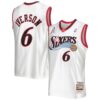 Allen Iverson Eastern Conference Mitchell & Ness Hardwood Classics 2002 NBA All-Star Game Authentic Jersey - Wh, Limited Replica Fan Edition