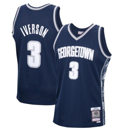 Allen Iverson Georgetown Hoyas Mitchell & Ness 1995, Limited Replica Fan Edition