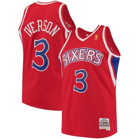 Allen Iverson Philadelphia 76ers Mitchell & Ness 1996, Limited Replica Fan Edition
