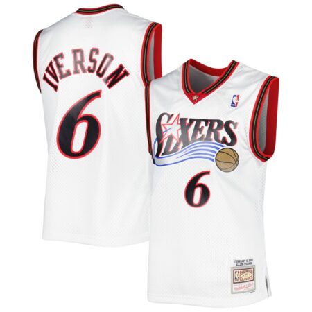 Allen Iverson Philadelphia 76ers Mitchell & Ness 2002, Limited Replica Fan Edition