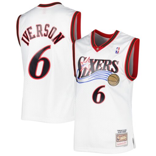 Allen Iverson Philadelphia 76ers Mitchell & Ness 2002, Limited Replica Fan Edition