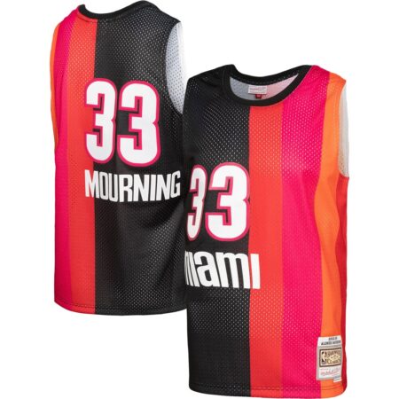 Alonzo Mourning Miami Heat Mitchell & Ness Hardwood Classics 2005, Limited Replica Fan Edition