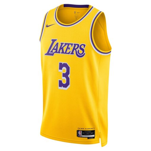 Anthony Davis Los Angeles Lakers Unisex Swingman Jersey – Icon Edition – Gold, Limited Replica Fan Edition