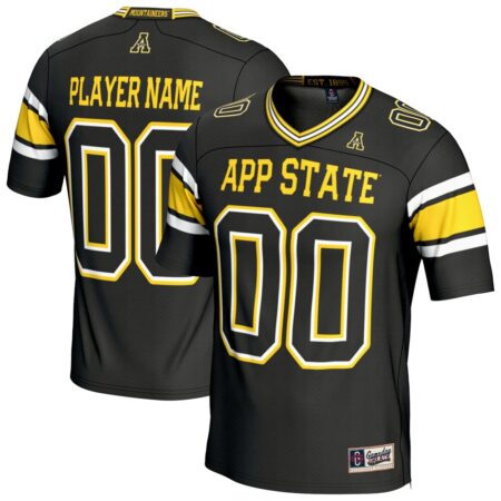 Appalachian State Mountaineers GameDay Greats Unisex NIL Football Fashion Jersey – Black, Limited Replica Fan Edition