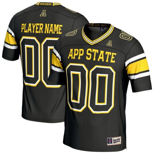 Appalachian State Mountaineers GameDay Greats Unisex NIL Football Fashion Jersey – Black, Limited Replica Fan Edition