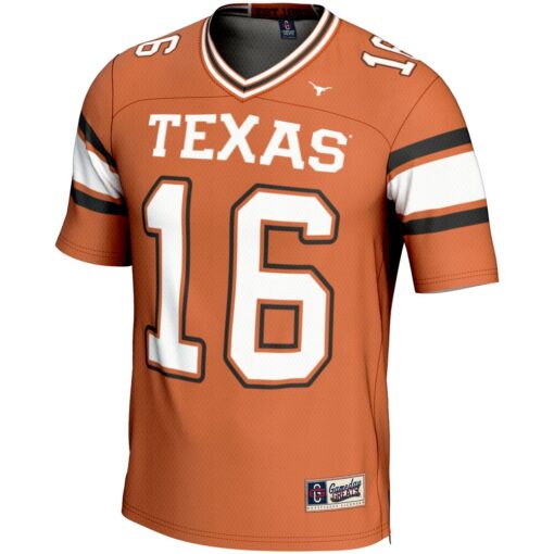 Arch Manning Texas Longhorns GameDay Greats NIL Player Football Jersey – Texas Orange, Limited Replica Fan Edition