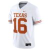 Arch Manning Texas Longhorns Nike Game Jersey - White, Limited Replica Fan Edition