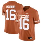 Arch Manning Texas Longhorns Nike NIL Football Game Jersey - Orange, Limited Replica Fan Edition