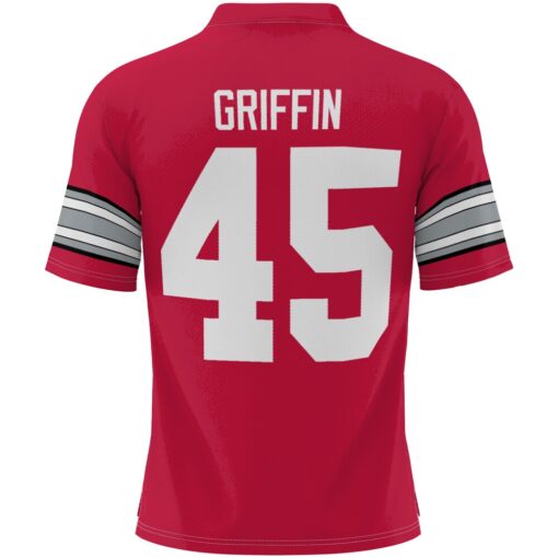Archie Griffin Ohio State Buckeyes GameDay Greats Heisman Football Jersey – Scarlet, Limited Replica Fan Edition