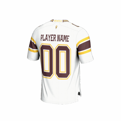 Arizona State Sun Devils GameDay Greats Unisex NIL Pick-A-Player Lightweight Football Fashion Jersey – White, Limited Replica Fan Edition