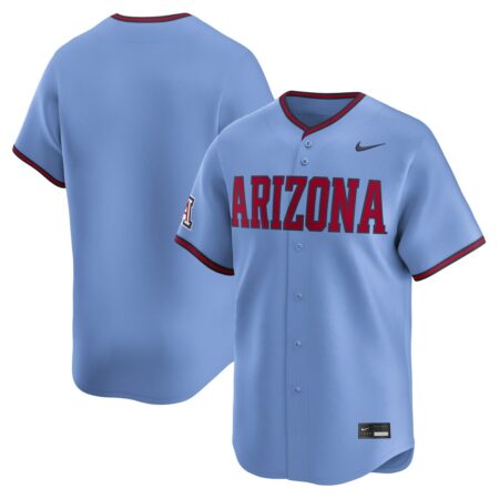 Arizona Wildcats Nike Limited Home Wordmark Jersey – Light Blue, Limited Replica Fan Edition