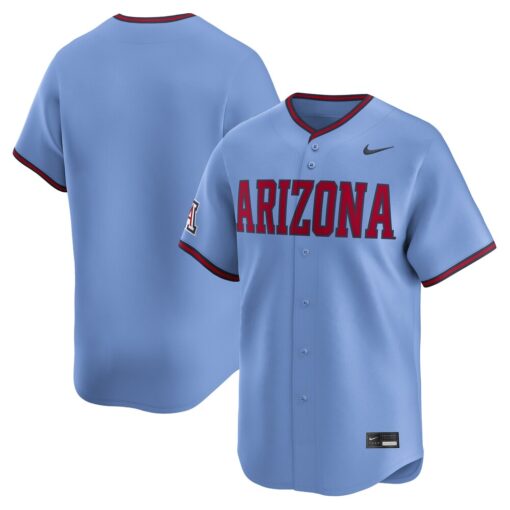 Arizona Wildcats Nike Limited Home Wordmark Jersey – Light Blue, Limited Replica Fan Edition