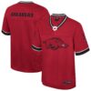 Arkansas Razorbacks Colosseum Nothing But The Hits Football Jersey - Cardinal, Limited Replica Fan Edition