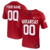 Arkansas Razorbacks Custom Football Game Jersey - Cardinal, Limited Replica Fan Edition