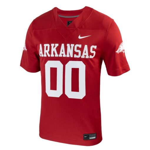Arkansas Razorbacks  Custom Football Game Jersey – Cardinal, Limited Replica Fan Edition