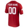 Arkansas Razorbacks Custom Football Game Jersey - Cardinal, Limited Replica Fan Edition