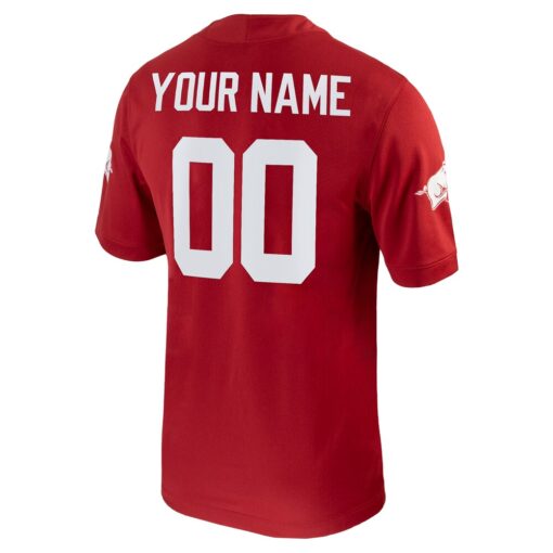 Arkansas Razorbacks  Custom Football Game Jersey – Cardinal, Limited Replica Fan Edition