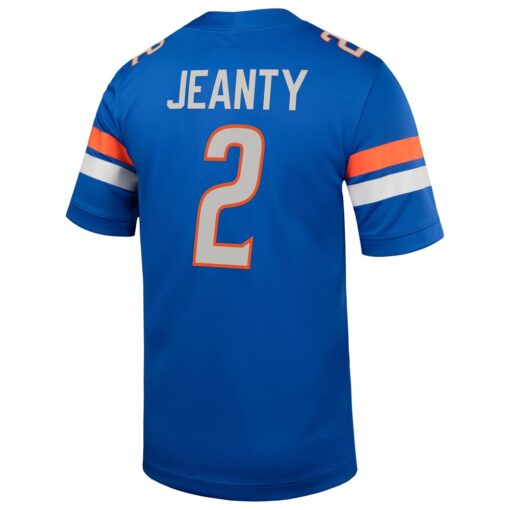 Ashton Jeanty Boise State Broncos Nike NIL Football Game Jersey – Royal, Limited Replica Fan Edition
