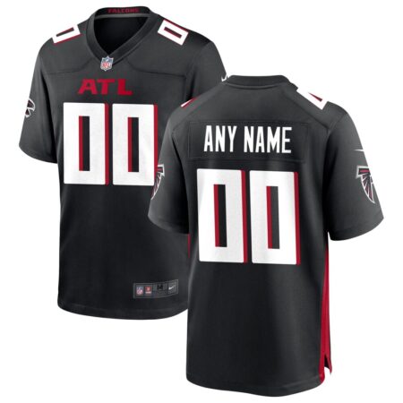 Atlanta Falcons  Custom Game Jersey – Black, Limited Replica Fan Edition