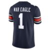 Auburn Tigers Nike Home Football Game Jersey - Navy, Limited Replica Fan Edition