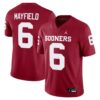 Baker Mayfield Oklahoma Sooners Jordan Brand Alumni Player Game Jersey - Crimson, Limited Replica Fan Edition