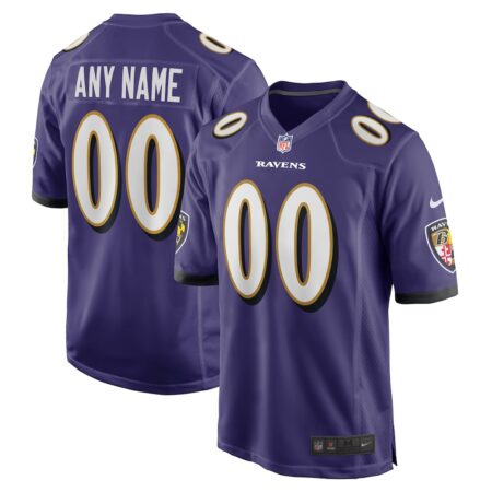 Baltimore Ravens  Custom Game Jersey – Purple, Limited Replica Fan Edition