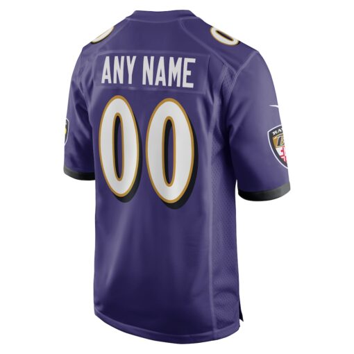 Baltimore Ravens  Custom Game Jersey – Purple, Limited Replica Fan Edition