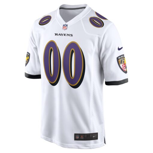 Baltimore Ravens  Custom Game Jersey – White, Limited Replica Fan Edition