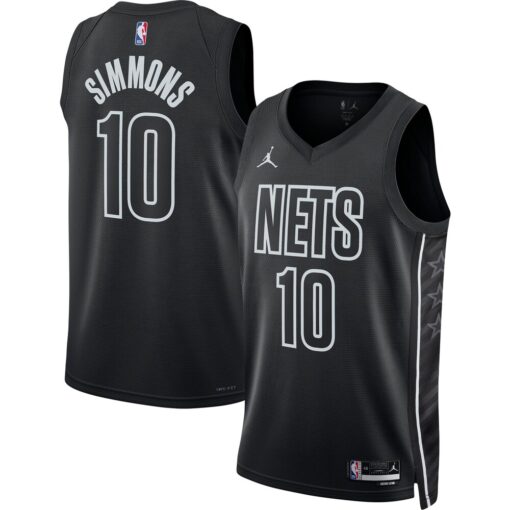 Ben Simmons Brooklyn Nets Jordan Brand Unisex Swingman Jersey – Statement Edition – Black, Limited Replica Fan Edition